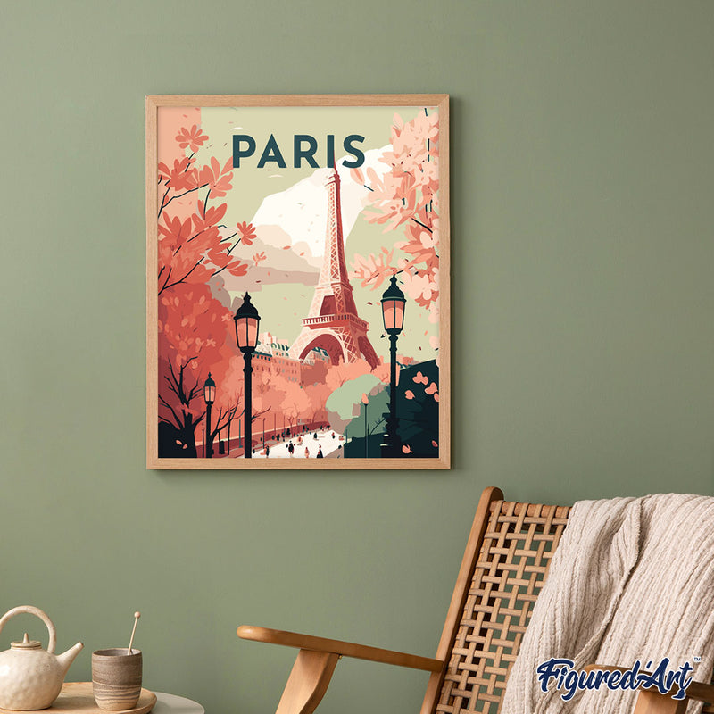 Peinture Par Numéros - Affiche Vintage Paris 2