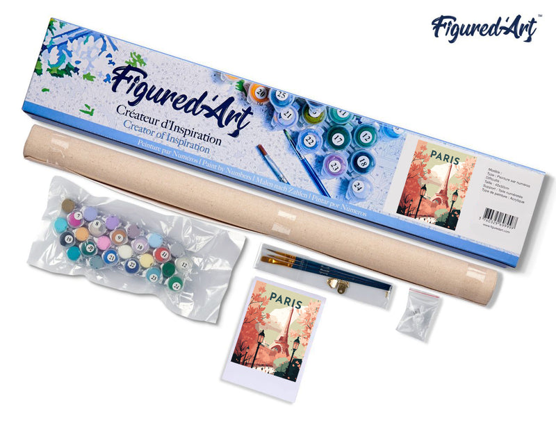 Peinture Par Numéros - Affiche Vintage Paris 2