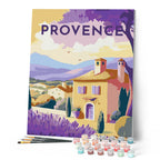 Paint By Numbers - Vintage Provence Poster
