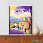 Paint By Numbers - Vintage Provence Poster