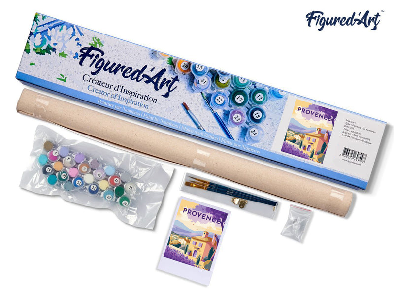 Peinture Par Numéros - Affiche Vintage Provence