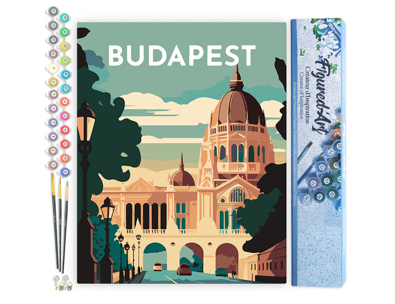 Peinture Par Numéros - Affiche Vintage Budapest