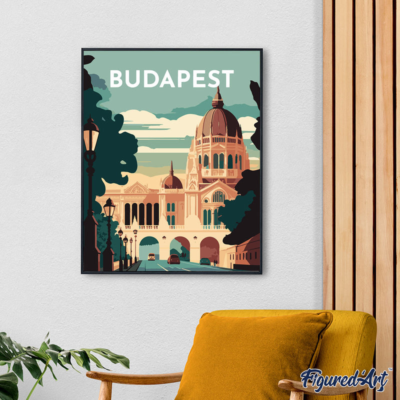 Peinture Par Numéros - Affiche Vintage Budapest