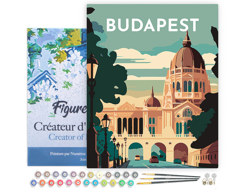 Peinture Par Numéros - Affiche Vintage Budapest
