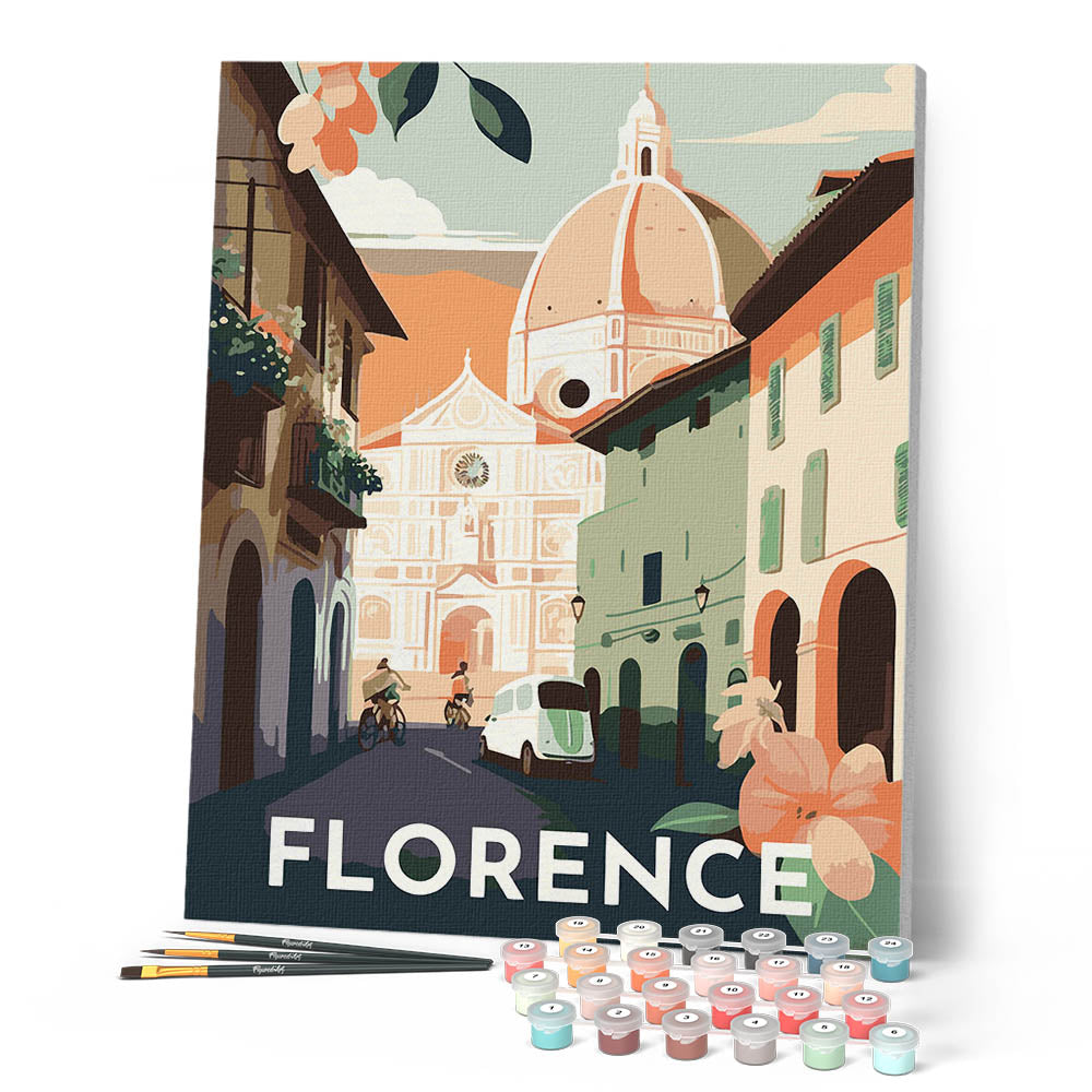Peinture Par Numéros - Affiche Vintage Florence