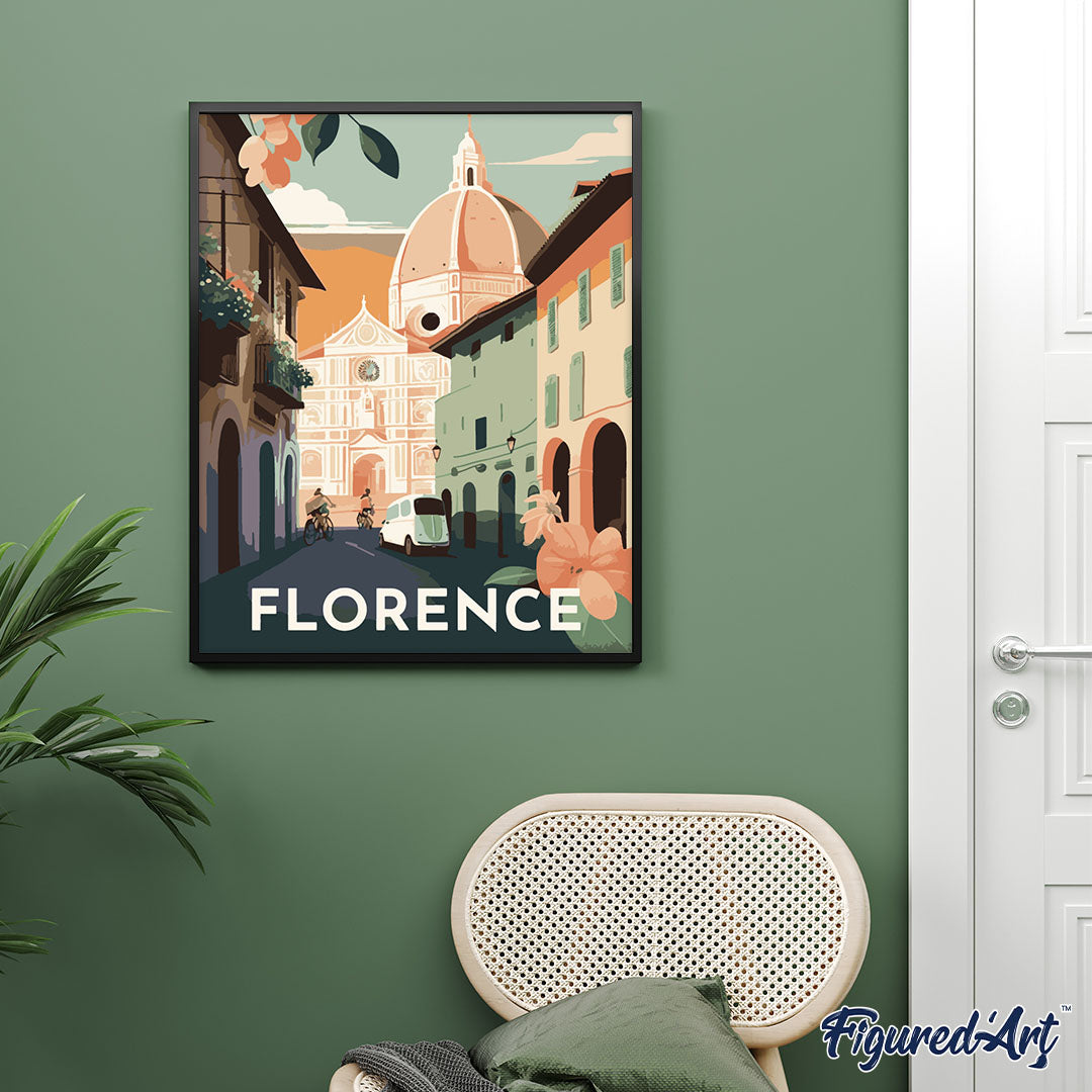 Peinture Par Numéros - Affiche Vintage Florence