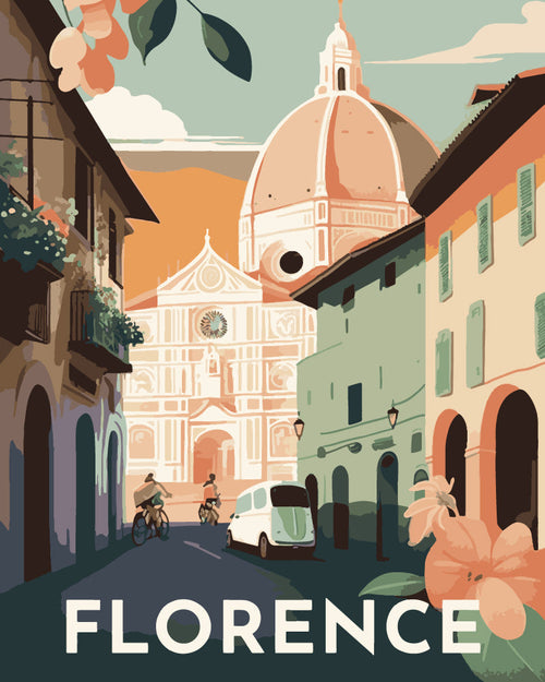 Peinture Par Numéros - Affiche Vintage Florence