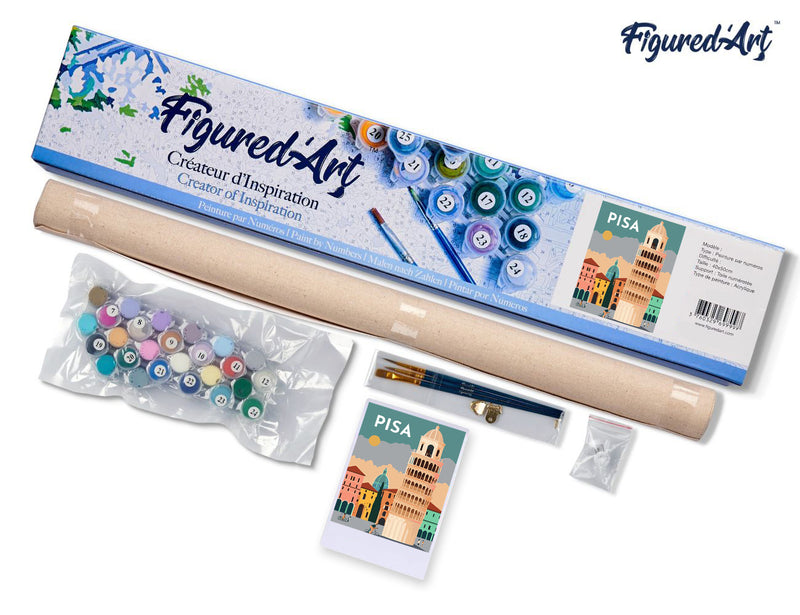 Peinture Par Numéros - Affiche Vintage Pise