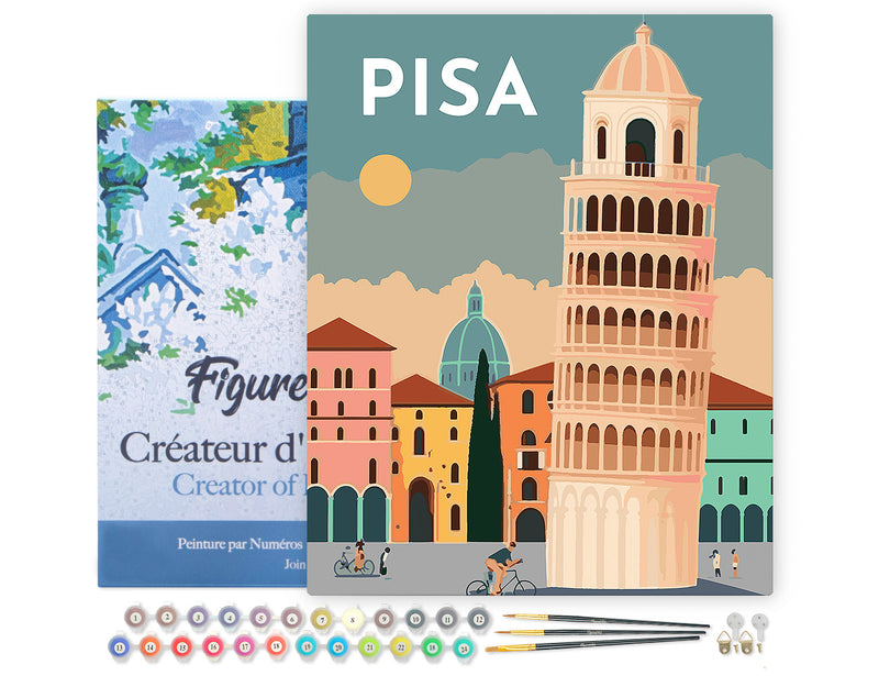 Peinture Par Numéros - Affiche Vintage Pise