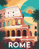 Peinture Par Numéros - Affiche Vintage Rome