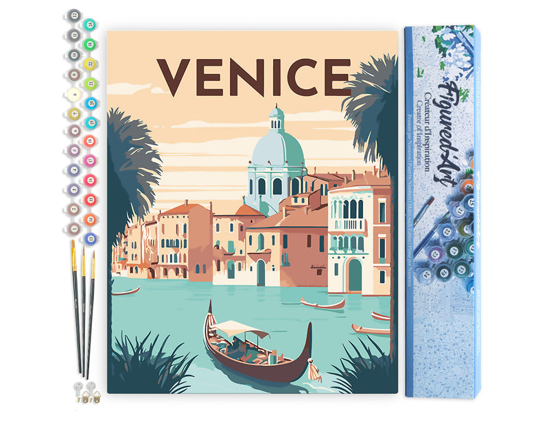 Peinture Par Numéros - Affiche Vintage Venise