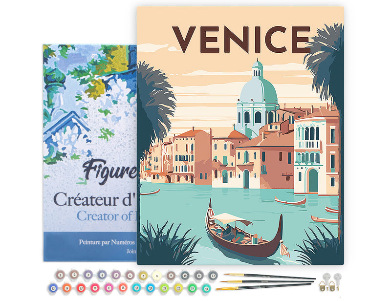 Peinture Par Numéros - Affiche Vintage Venise