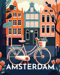 Peinture Par Numéros - Affiche Vintage Amsterdam
