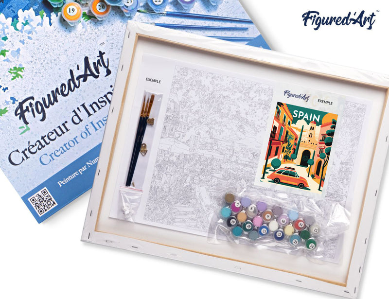 Peinture Par Numéros - Affiche Vintage Séville