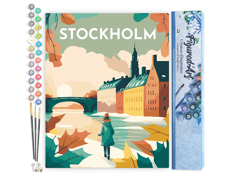 Peinture Par Numéros - Affiche Vintage Stockholm
