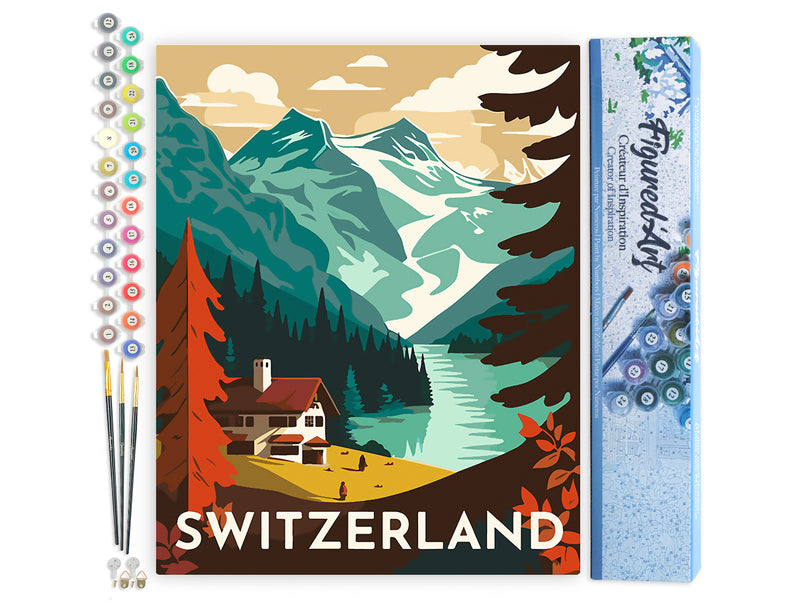 Peinture Par Numéros - Affiche Vintage Berne