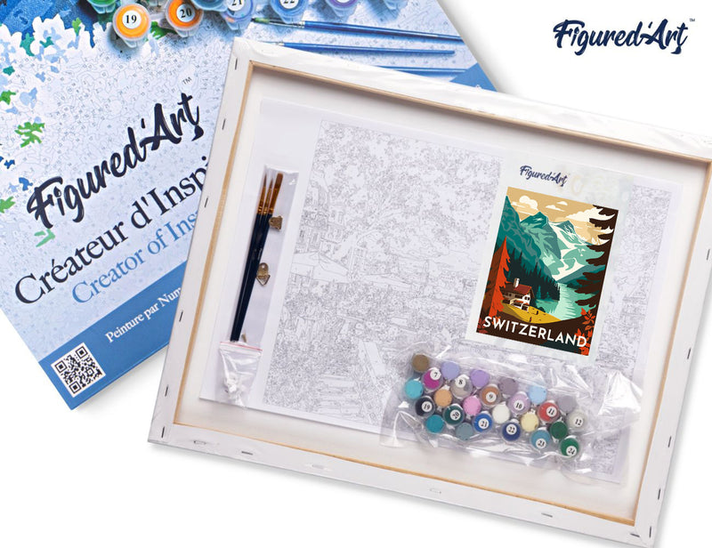 Peinture Par Numéros - Affiche Vintage Berne