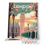 Peinture Par Numéros - Affiche Vintage Londres 2