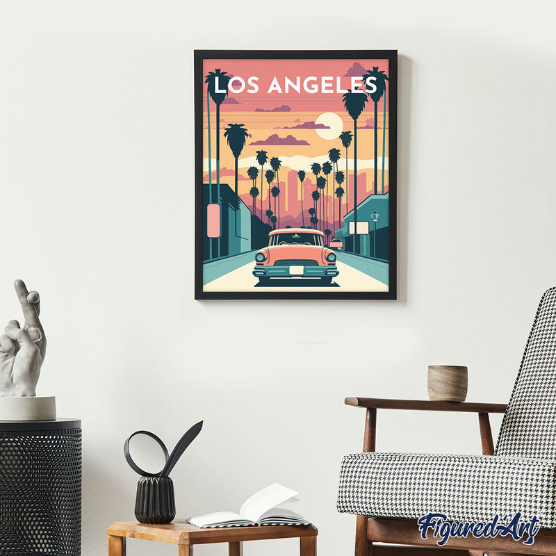 Peinture Par Numéros - Affiche Vintage Los Angeles