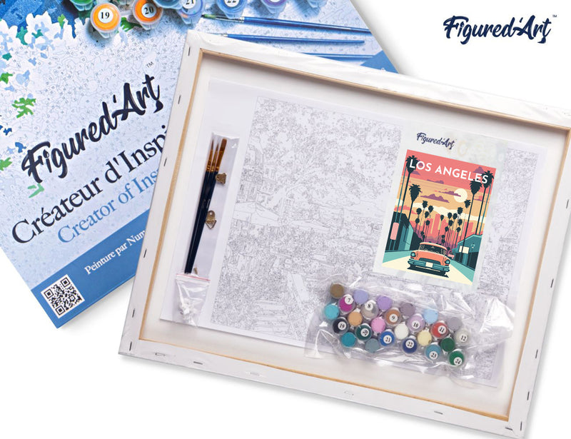 Peinture Par Numéros - Affiche Vintage Los Angeles