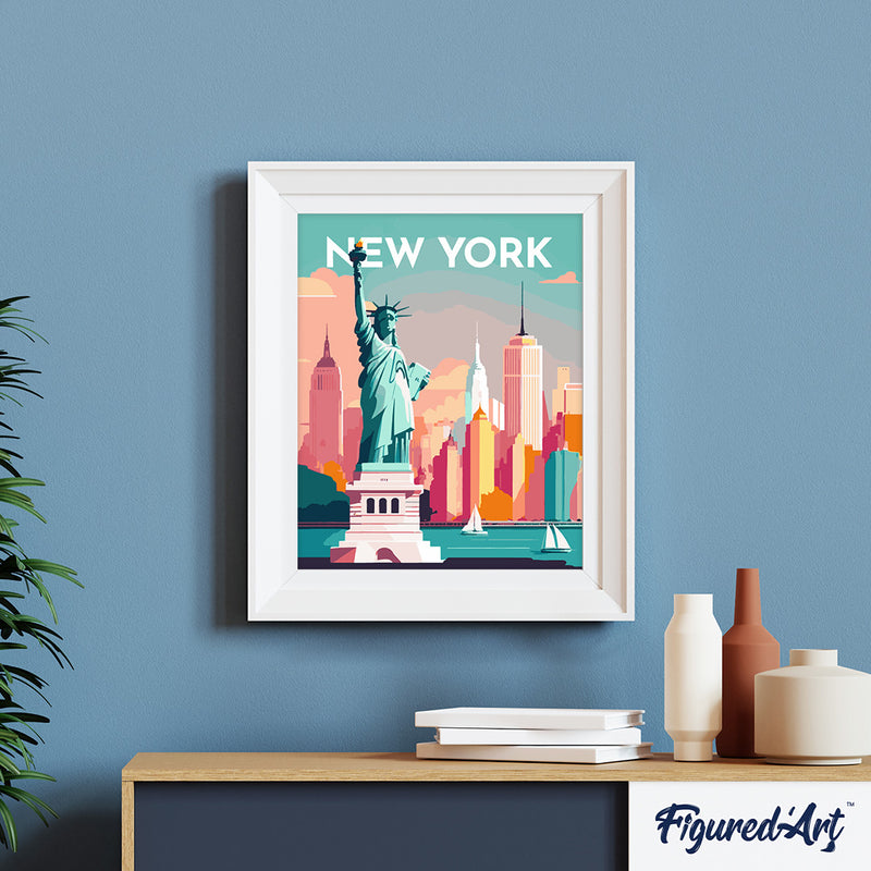 Peinture Par Numéros - Affiche Vintage New York