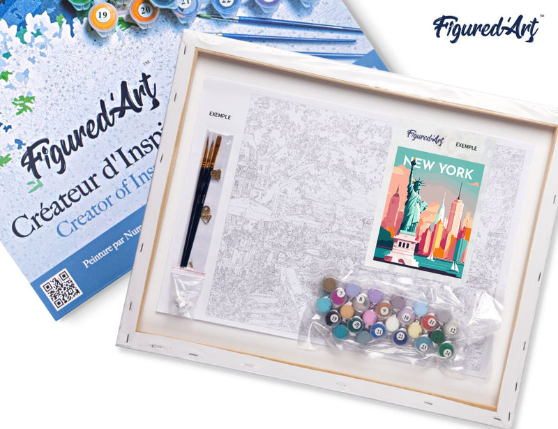 Peinture Par Numéros - Affiche Vintage New York