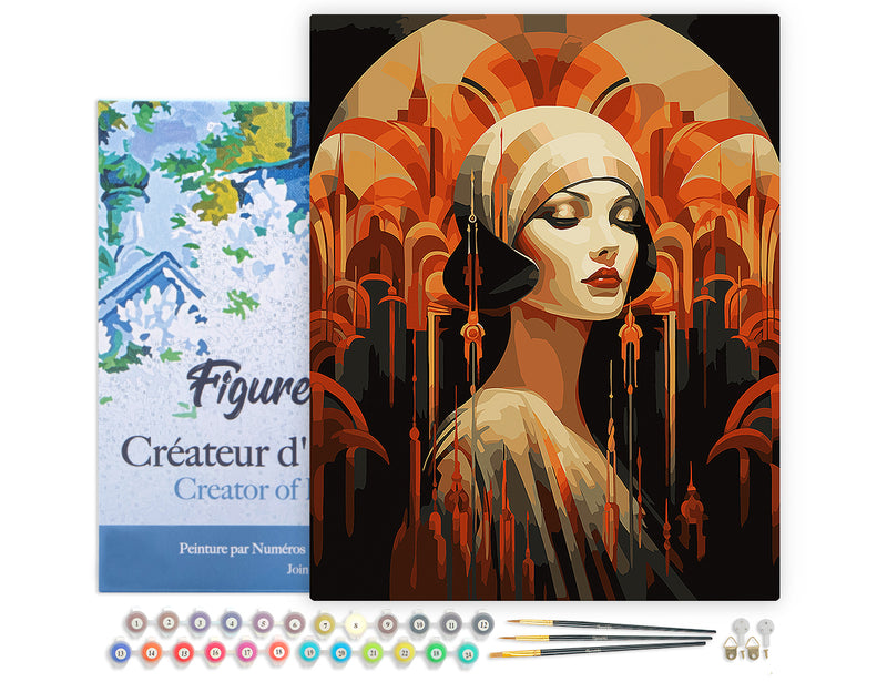 Peinture Par Numéros - Femme Art Déco