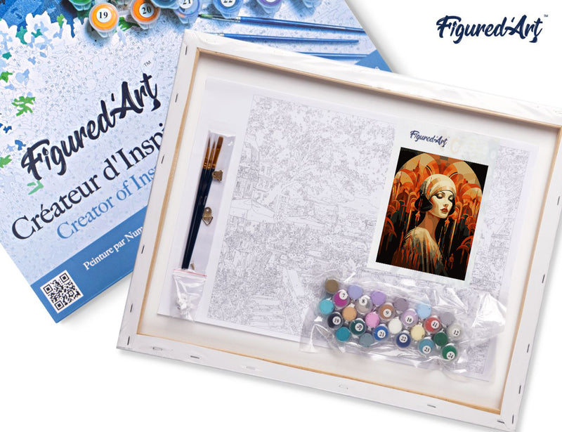 Peinture Par Numéros - Femme Art Déco