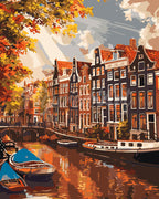 Peinture Par Numéros - Soleil À Amsterdam