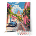 Paint By Numbers - Classic Car In Mexico