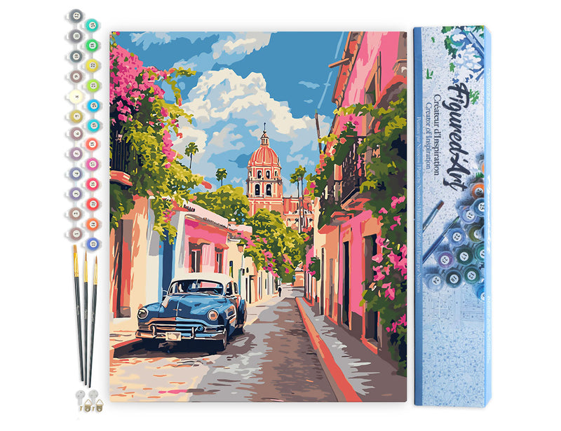 Peinture Par Numéros - Voiture Classique À Mexico