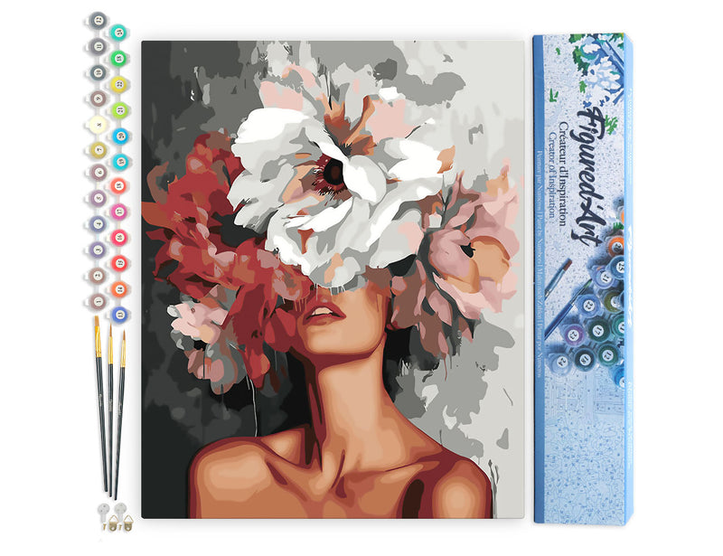 Peinture Par Numéros - Beauté Derrière Les Fleurs