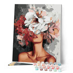 Peinture Par Numéros - Beauté Derrière Les Fleurs