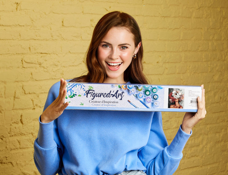 Peinture Par Numéros - Beauté Derrière Les Fleurs