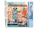 Peinture Par Numéros - Affiche De Voyage Amsterdam En Fleurs