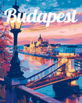 Peinture Par Numéros - Affiche De Voyage Budapest