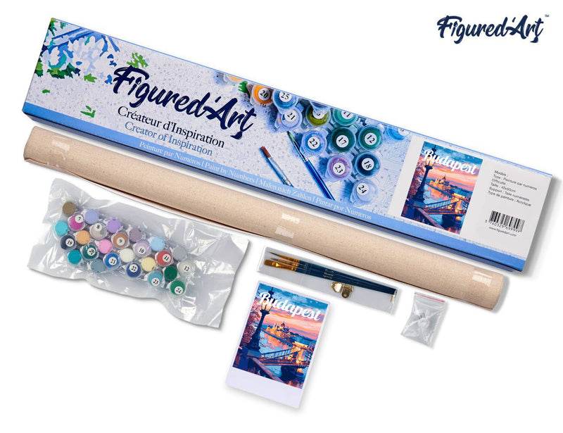 Peinture Par Numéros - Affiche De Voyage Budapest