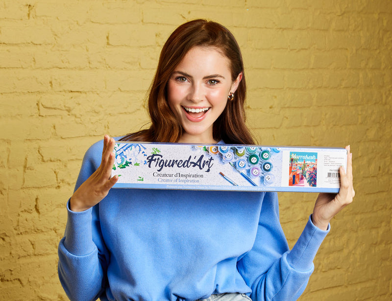 Peinture Par Numéros - Affiche De Voyage Marrakech