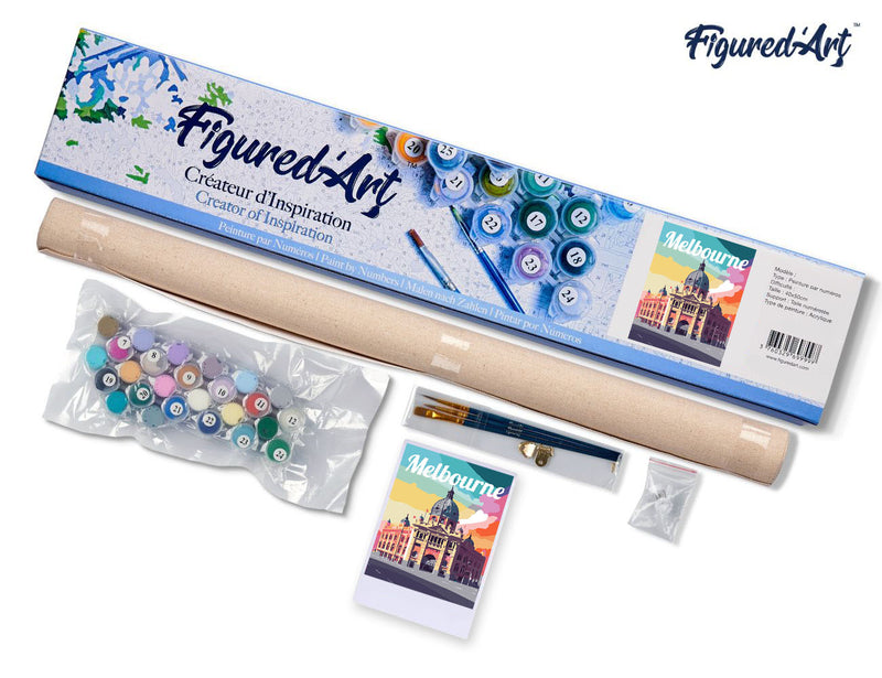 Peinture Par Numéros - Affiche De Voyage Melbourne