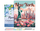 Peinture Par Numéros - Affiche De Voyage New York En Fleurs