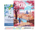 Peinture Par Numéros - Affiche De Voyage Prague En Fleurs
