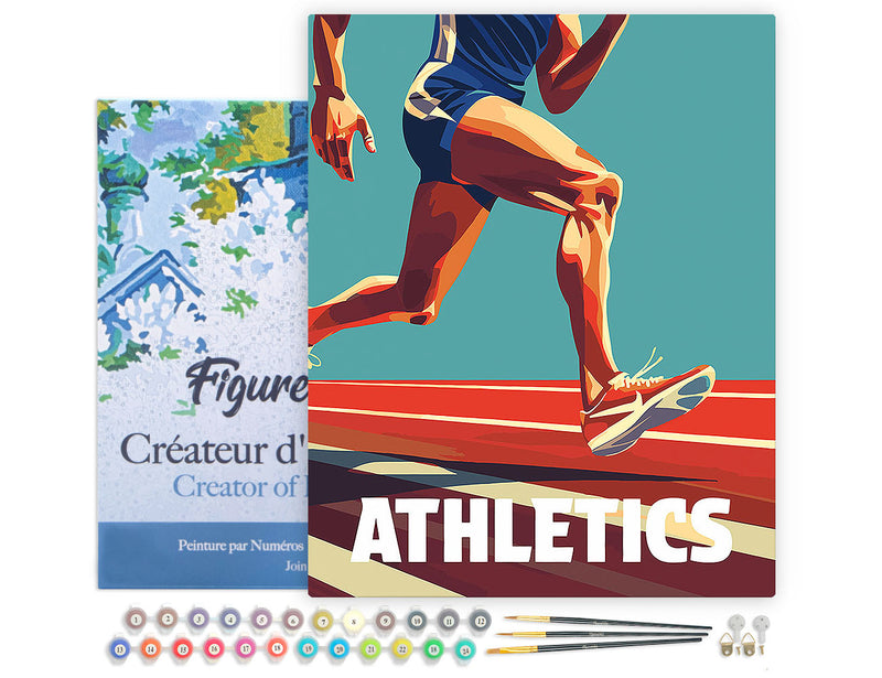 Peinture Par Numéros - Affiche Sportive Athlétisme