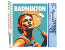 Peinture Par Numéros - Affiche Sportive Badminton