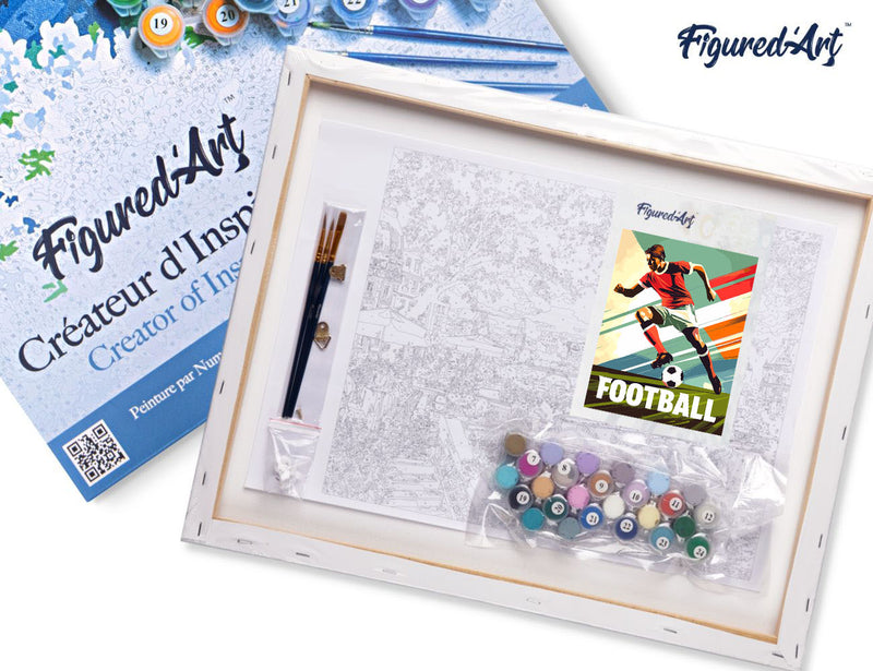 Peinture Par Numéros - Affiche Sportive Football