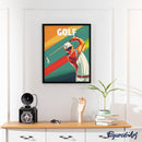 Peinture Par Numéros - Affiche Sportive Golf