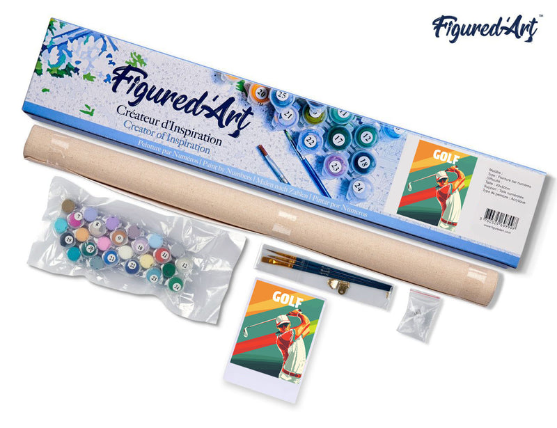 Peinture Par Numéros - Affiche Sportive Golf