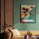 Peinture Par Numéros - Affiche Sportive Handball