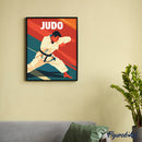 Peinture Par Numéros - Affiche Sportive Judo