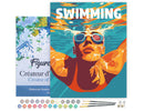 Peinture Par Numéros - Affiche Sportive Natation