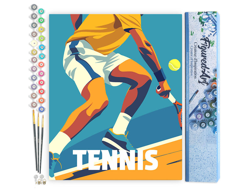Peinture Par Numéros - Affiche Sportive Tennis